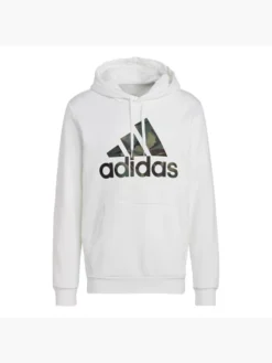 Adidas Essentials Fleece Camo-Print Hoodie